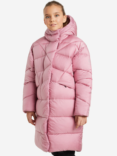 Пальто утепленное для девочек Northland, Розовый, размер 164