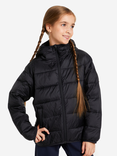 Куртка утепленная для девочек FILA, Черный, размер 140