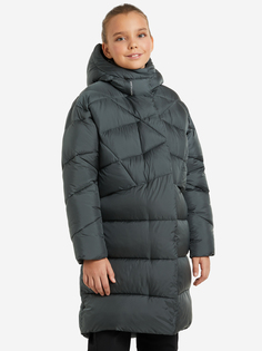 Пальто утепленное для девочек Northland, Синий, размер 158