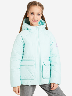 Куртка утепленная для девочек Kappa, Голубой, размер 140
