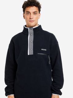 Джемпер флисовый мужской Columbia Helvetia Half Snap Fleece, Черный, размер 56