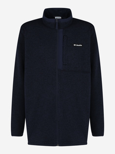 Джемпер флисовый мужской Columbia Sweater Weather Full Zip, Plus Size, Синий, размер 60-62