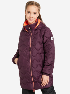 Пальто пуховое для девочек Reima Filppula, Фиолетовый, размер 146