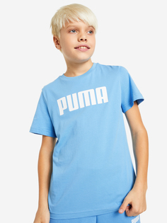 Футболка для мальчиков PUMA Ess, Голубой, размер 153-164