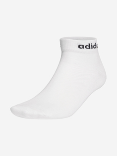 Носки adidas, 3 пары, Белый, размер 40-42