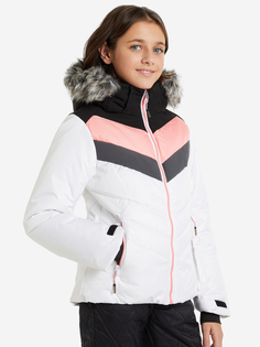 Куртка утепленная для девочек IcePeak Lovell, Белый, размер 128