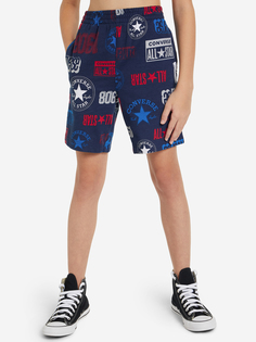 Шорты для мальчиков Converse Logo AOP, Синий, размер 175