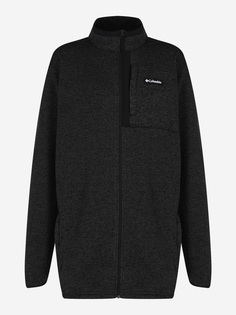Джемпер флисовый мужской Columbia Sweater Weather Full Zip, Plus Size, Черный, размер 64-66