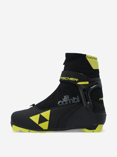 Ботинки для беговых лыж детские Fischer JR Combi, Черный, размер 36