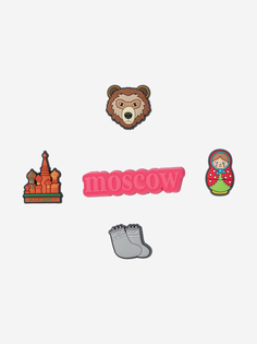 Украшение для обуви Crocs Jibbitz Moscow, Мультицвет, размер Без размера