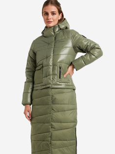 Пальто утепленное женское Demix, Зеленый, размер 44