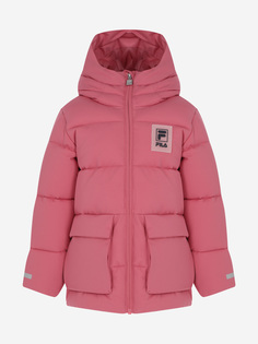 Куртка утепленная для девочек FILA, Розовый, размер 104