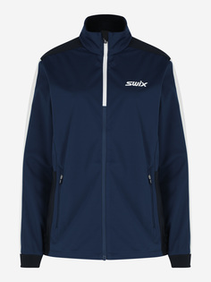Куртка cофтшелл женская Swix Cross, Синий, размер 50