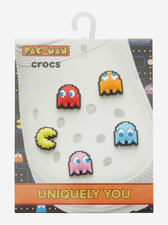 Украшение для обуви Crocs Jibbitz Pac Man, Мультицвет, размер Без размера