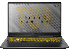Ноутбук ASUS TUF Gaming F17 FX706HE-HX043 90NR0714-M00980 (Intel Core i5-11400H 2.7GHz/16384Mb/512Gb SSD/nVidia GeForce RTX 3050 Ti 4096Mb/Wi-Fi/Bluetooth/Cam/17.3/1920x1080/No OS)