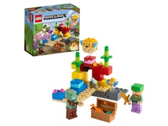 Конструктор Lego Minecraft Коралловый риф 92 дет. 21164