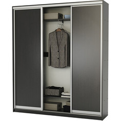 Шкаф-купе Шарм-Дизайн Премиум комбинированный 180х45х220 трехдверный, венге