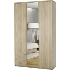 Шкаф трехдверный Шарм-Дизайн Комфорт МКЯ-32/1 105х60 дуб сонома