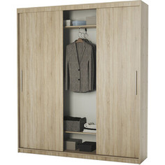 Шкаф-купе Шарм-Дизайн Эконом комбинированный 240х45 трехдверный, дуб сонома