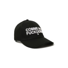 Хлопковая бейсболка Comme des Fuckdown