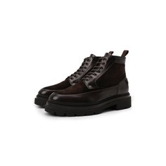 Комбинированные ботинки Santoni