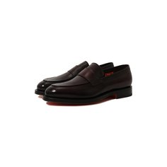 Кожаные лоферы Santoni
