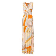 Платье-макси из смеси вискозы и шелка Emilio Pucci