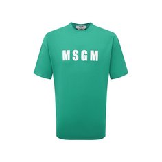 Хлопковая футболка MSGM