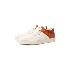 Кожаные кеды Santoni