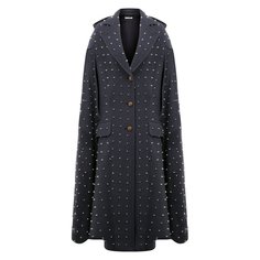 Шерстяная накидка Miu Miu