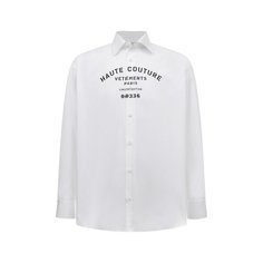 Хлопковая рубашка VETEMENTS