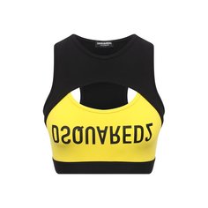 Хлопковый бра-топ Dsquared2