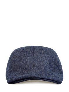 Кепка-коппола из шерстяной фланели с вышивкой Brunello Cucinelli