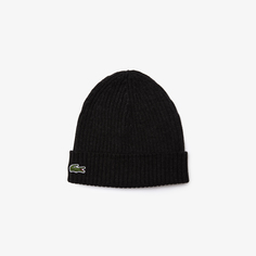 Шерстяная вязаная шапка Lacoste