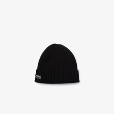 Шерстяная вязаная шапка Lacoste