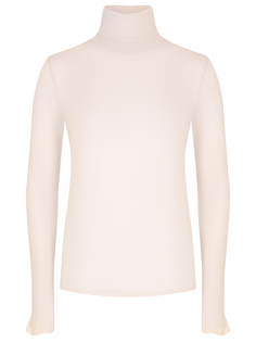 Водолазка шерстяная с кружевом Zimmerli