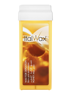 Воск для депиляции Italwax в картридже, горячий, для удаления волос, мед, 100 мл