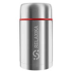 Термос для еды Relaxika 301 (1 литр) в чехле, стальной (R301.1000.1P)