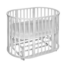 Кроватка-трансформер Sweet Baby Delizia V2 Bianco цв. белый 9 в 1 с маятником