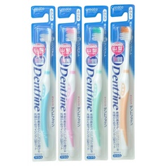 Зубная щетка Dentfine rising с компактной чистящей головкой, средней жесткости No Brand