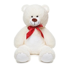 Мягкая игрушка СмолТойс Медвежонок белый 95 см