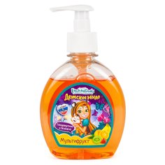 Жидкое мыло детское Заботливая мама Энчантималс с ароматом мультифрукт 250 мл