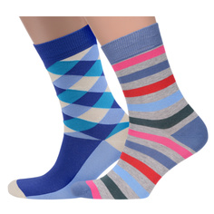 Комплект носков унисекс ХОХ 2-XF разноцветных 29
