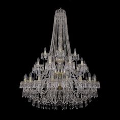 Хрустальная люстра 1403/20+10+5/400/h-160/3d G Bohemia Ivele Crystal