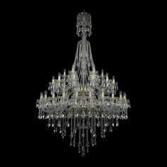 Хрустальная люстра 1415/24+12+6/460/XL-213/2d G Bohemia Ivele Crystal