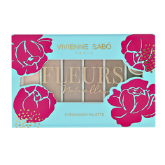 Палетка теней для век Vivienne Sabo Fleurs naturelles, тон 04 PIVOINE
