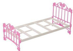 Кроватка розовая без п/п Огонек 101573 ОГОНЕК.