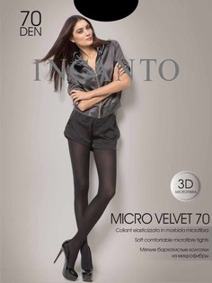 Колготки женские Incanto колготки Microvelvet 70 nero, размер 5 черные 5 (XL)