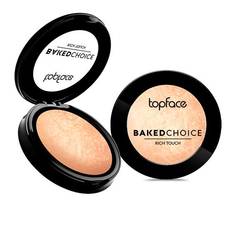 Хайлайтер для лица TopFace Baked Choice Rich Touch тон 102 персиковый