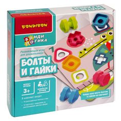 Развивающая игра для дошкольников Bondibon Болты и гайки, Box, ВВ5368-GW